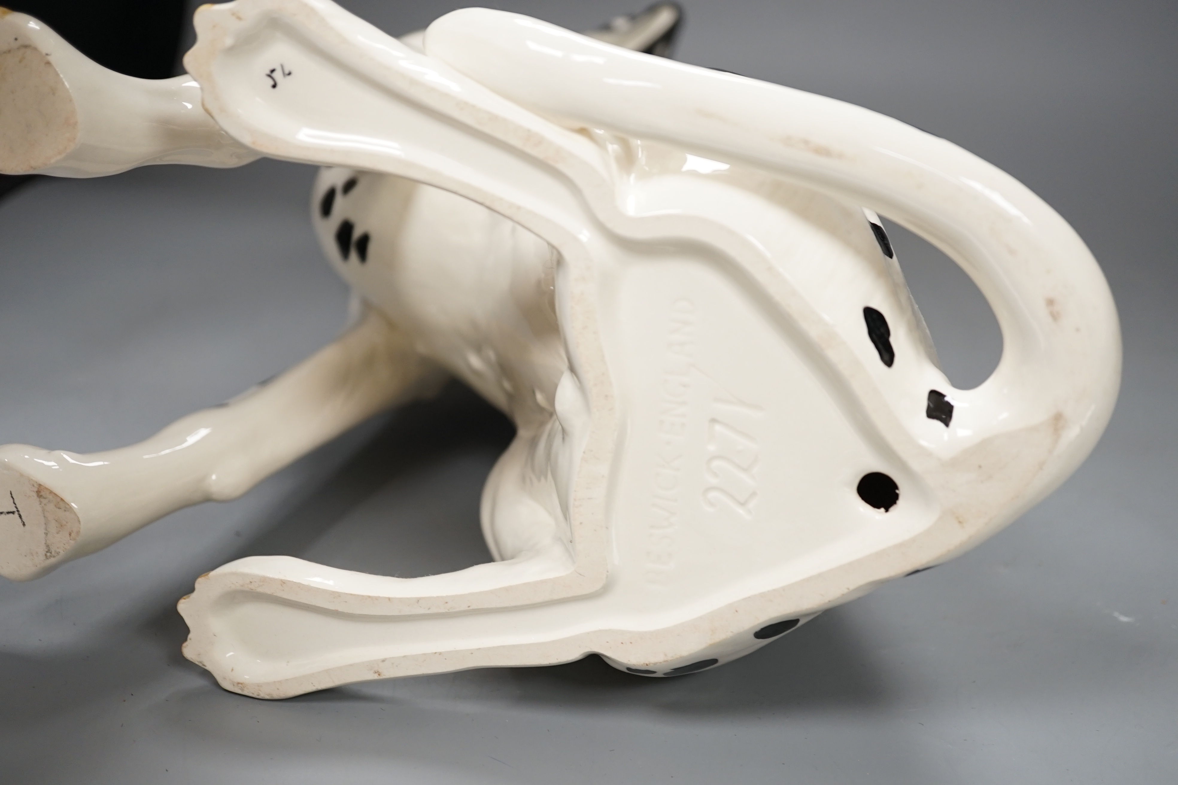 A large Beswick figure of a Dalmatian - 35cm high